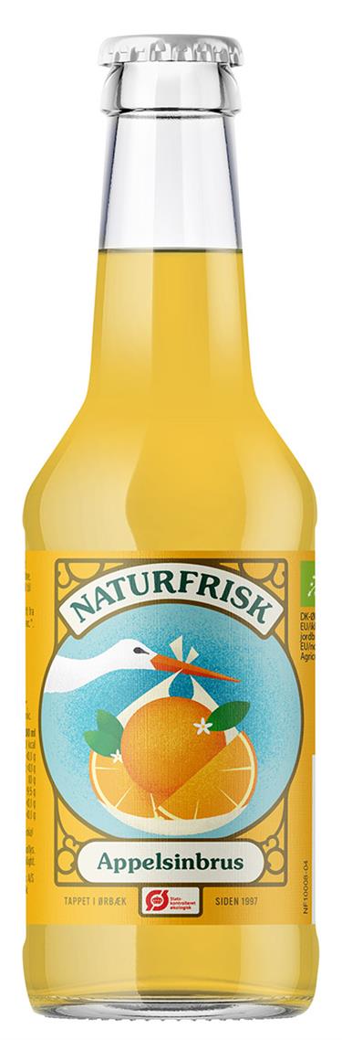 Appelsinbrus 25 cl, Økologisk